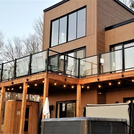 Villa Chalet Serenity - Mont Tremblant Ski - Spa Sauna Wifi Tv Privet Chic Modern House La Conception Exterior foto
