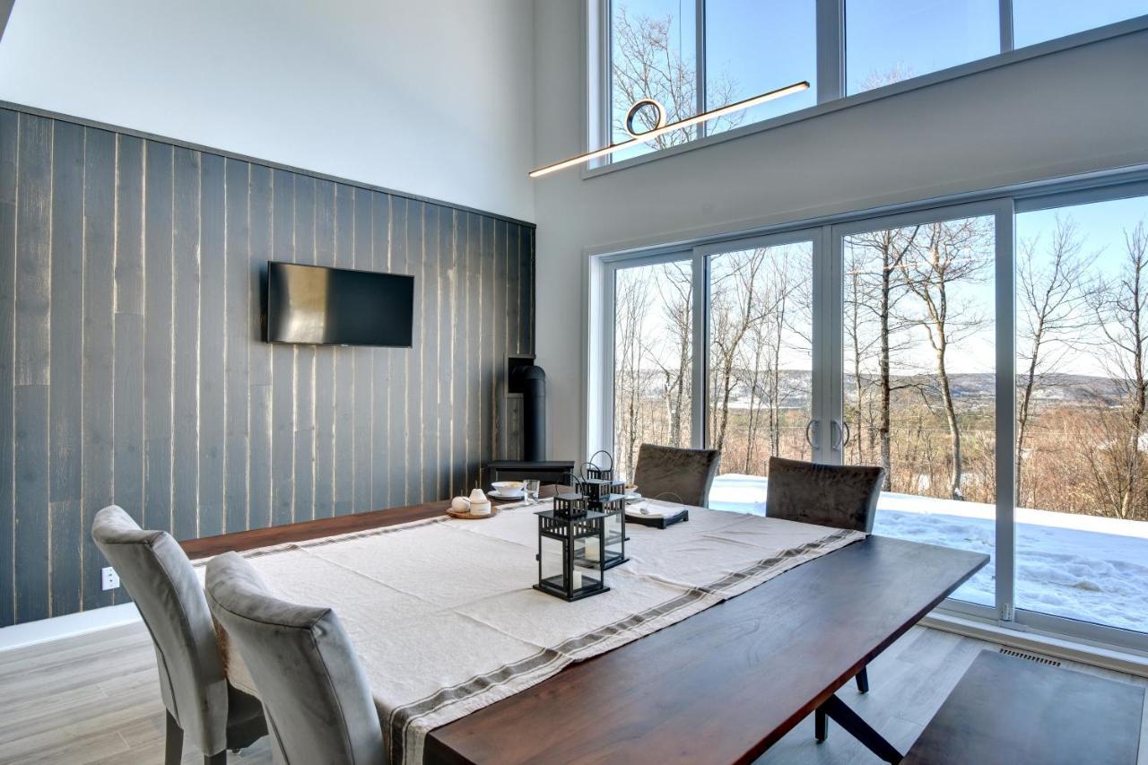 Villa Chalet Serenity - Mont Tremblant Ski - Spa Sauna Wifi Tv Privet Chic Modern House La Conception Exterior foto