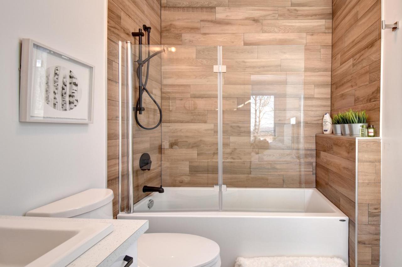 Villa Chalet Serenity - Mont Tremblant Ski - Spa Sauna Wifi Tv Privet Chic Modern House La Conception Exterior foto