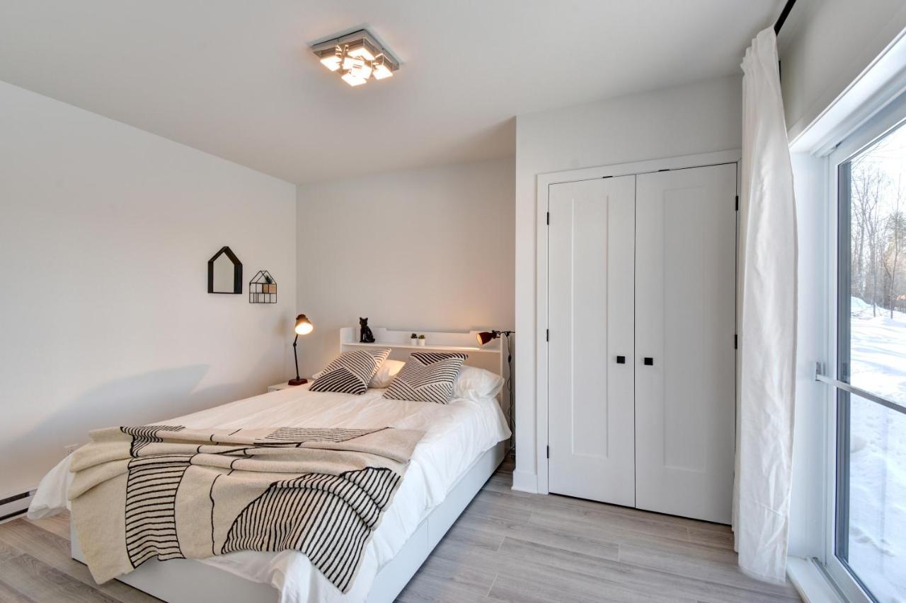 Villa Chalet Serenity - Mont Tremblant Ski - Spa Sauna Wifi Tv Privet Chic Modern House La Conception Exterior foto