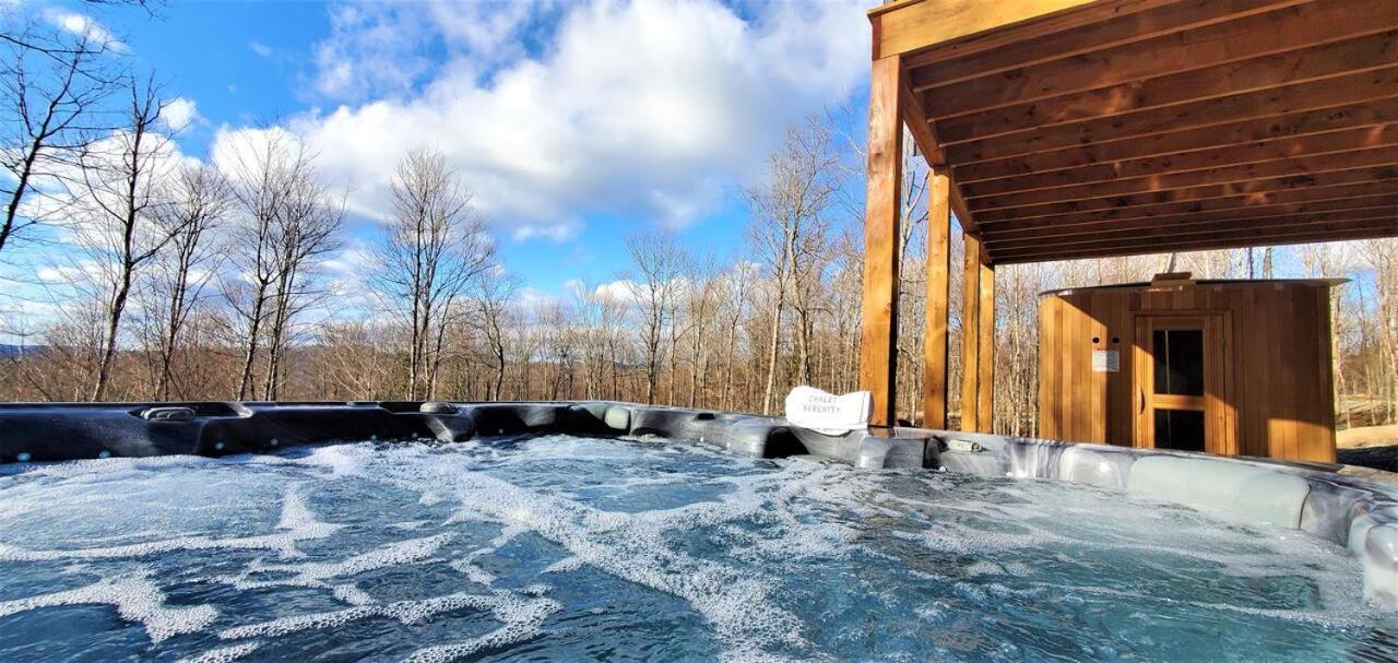 Villa Chalet Serenity - Mont Tremblant Ski - Spa Sauna Wifi Tv Privet Chic Modern House La Conception Exterior foto