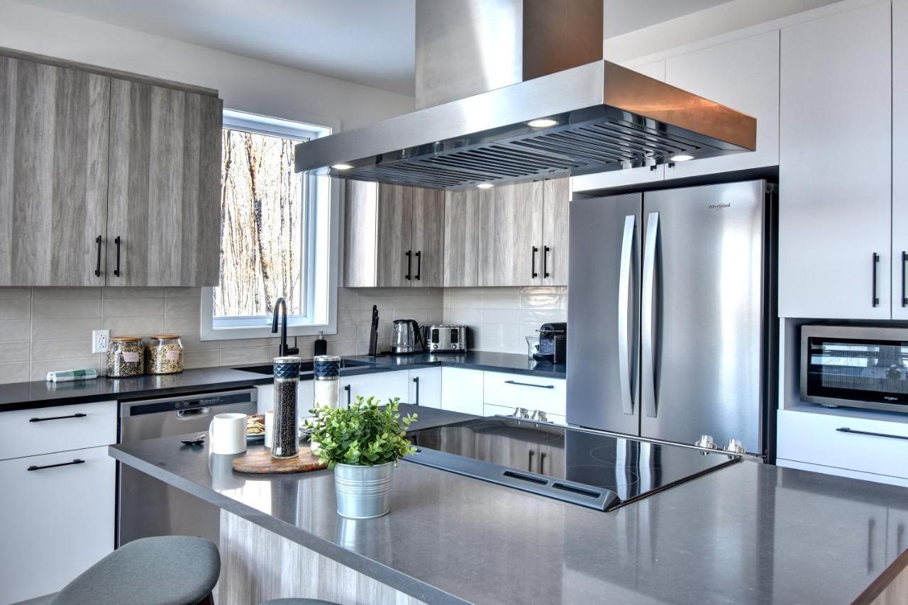 Villa Chalet Serenity - Mont Tremblant Ski - Spa Sauna Wifi Tv Privet Chic Modern House La Conception Exterior foto