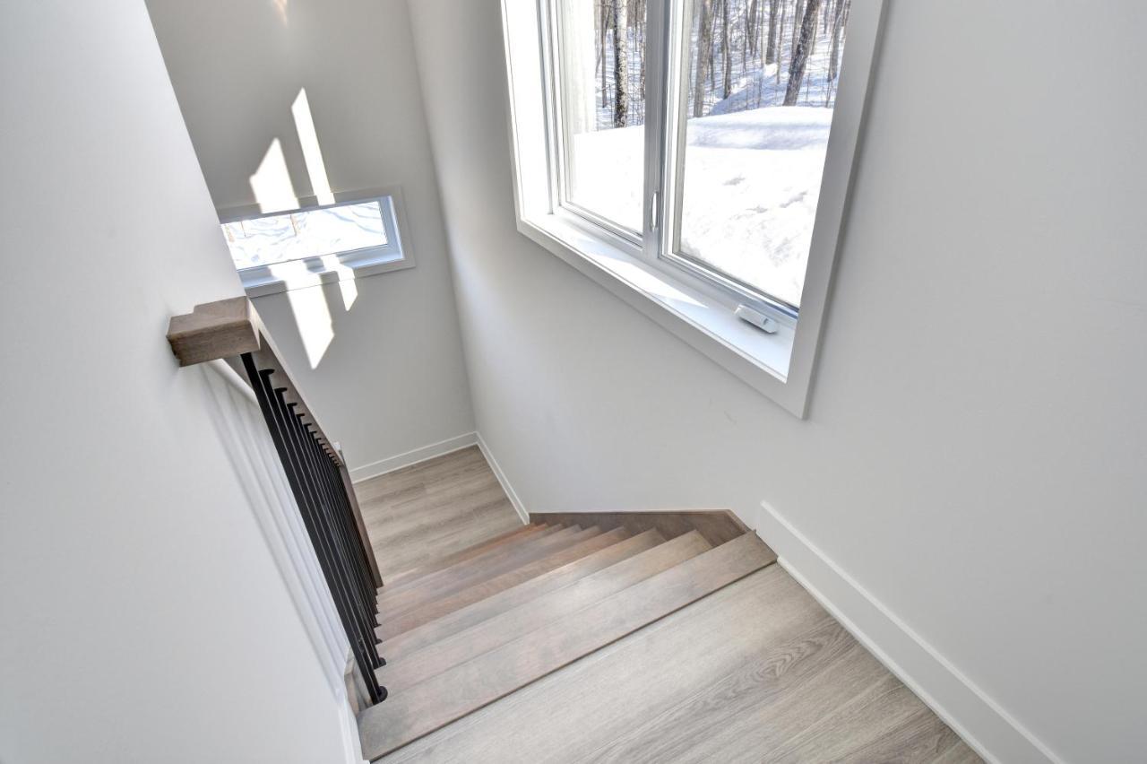 Villa Chalet Serenity - Mont Tremblant Ski - Spa Sauna Wifi Tv Privet Chic Modern House La Conception Exterior foto