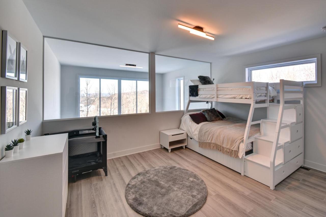 Villa Chalet Serenity - Mont Tremblant Ski - Spa Sauna Wifi Tv Privet Chic Modern House La Conception Exterior foto