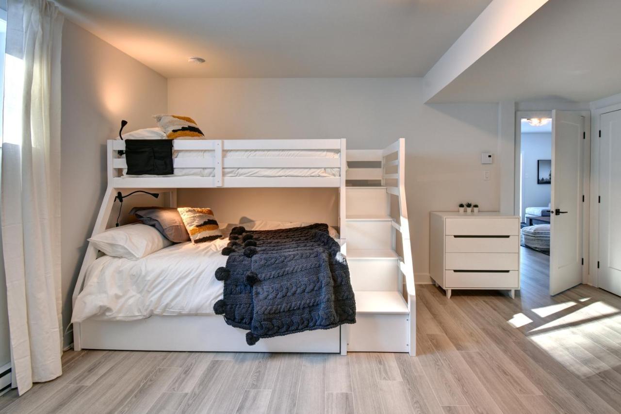 Villa Chalet Serenity - Mont Tremblant Ski - Spa Sauna Wifi Tv Privet Chic Modern House La Conception Exterior foto